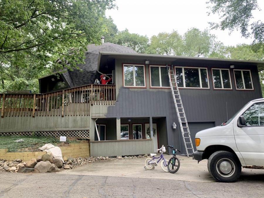 casement window frame painting Preview Image 6