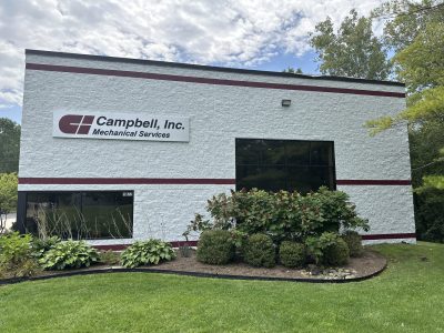 painted commercial space exterior