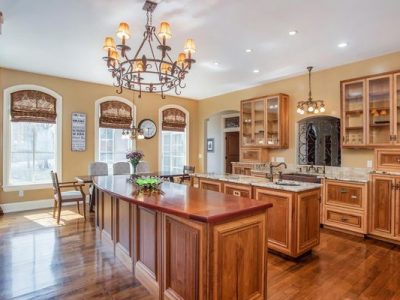 interior repainted before home sale.