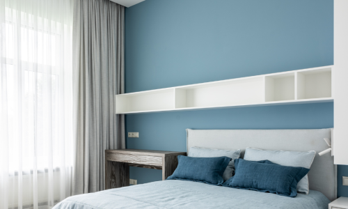 easy blue bedroom