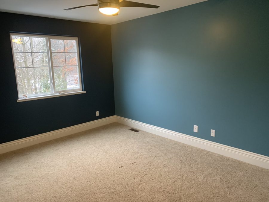 Two bedrooms painted with an accent wall. Preview Image 6