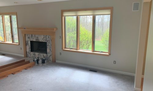 Interior repainting project