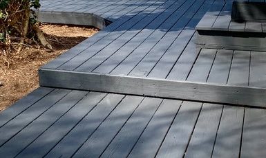 After deck, two levels