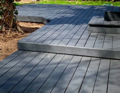 After deck, two levels