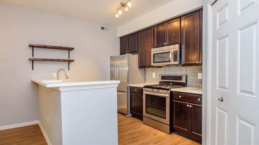 View of the kitchen after it was repainted. Preview Image 4