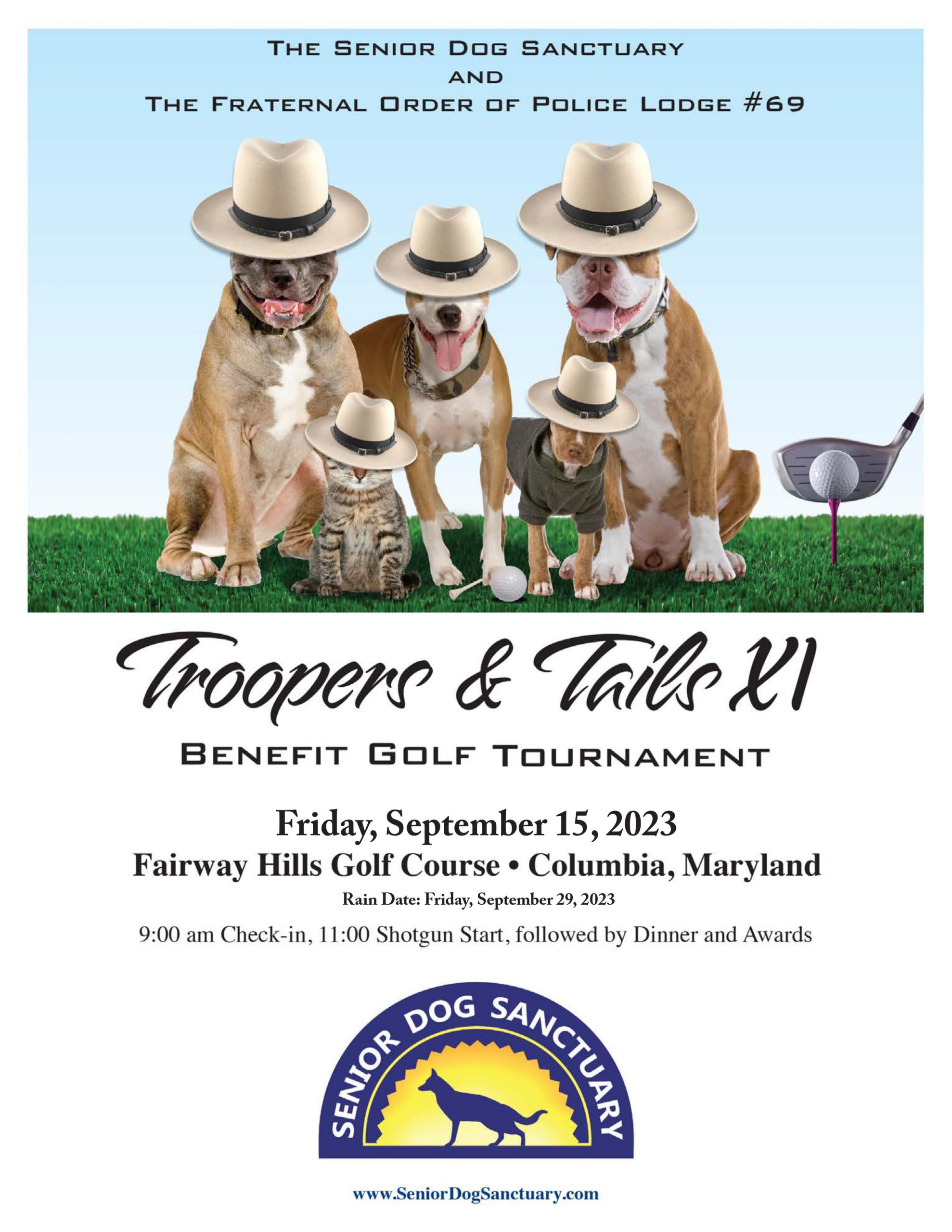 CertaPro Painters of Annapolis is a proud sponsor of the 11th Annual Troopers & Tails Golf Tournament