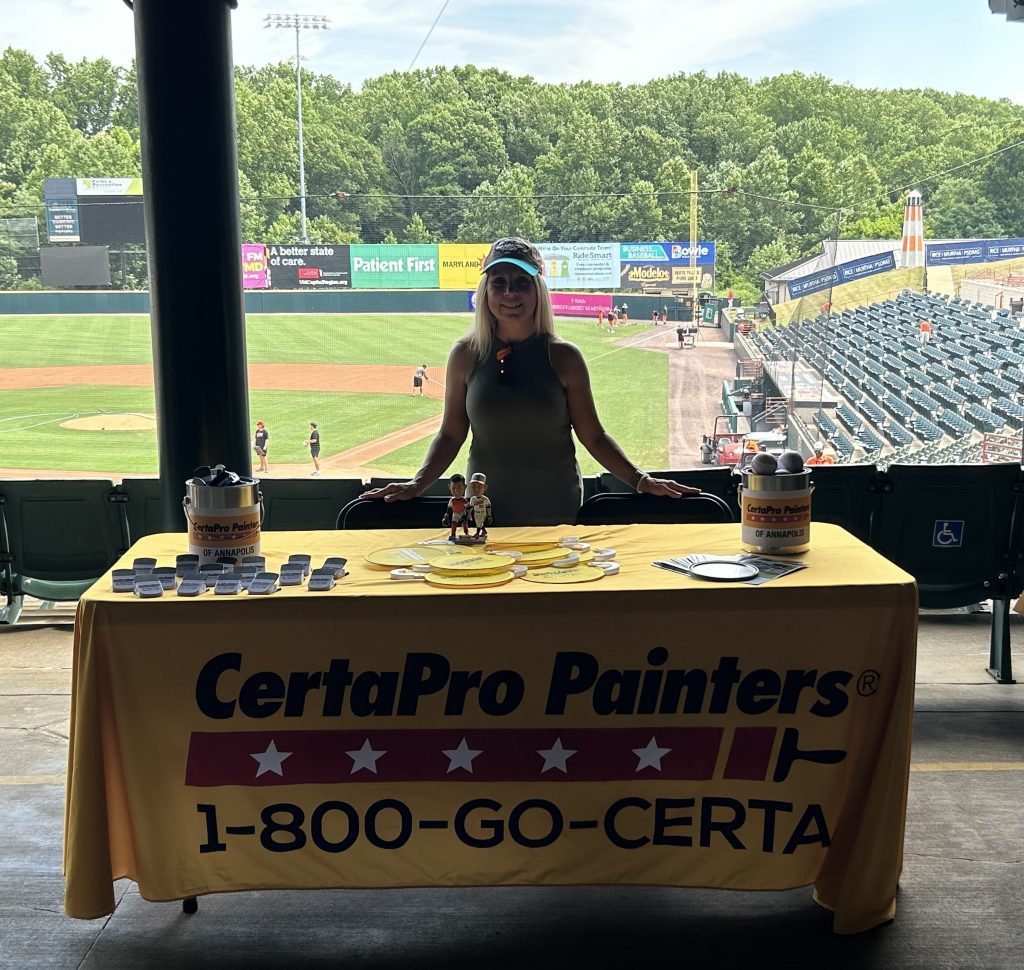 CertaPro Painters Bowie Baysox Table