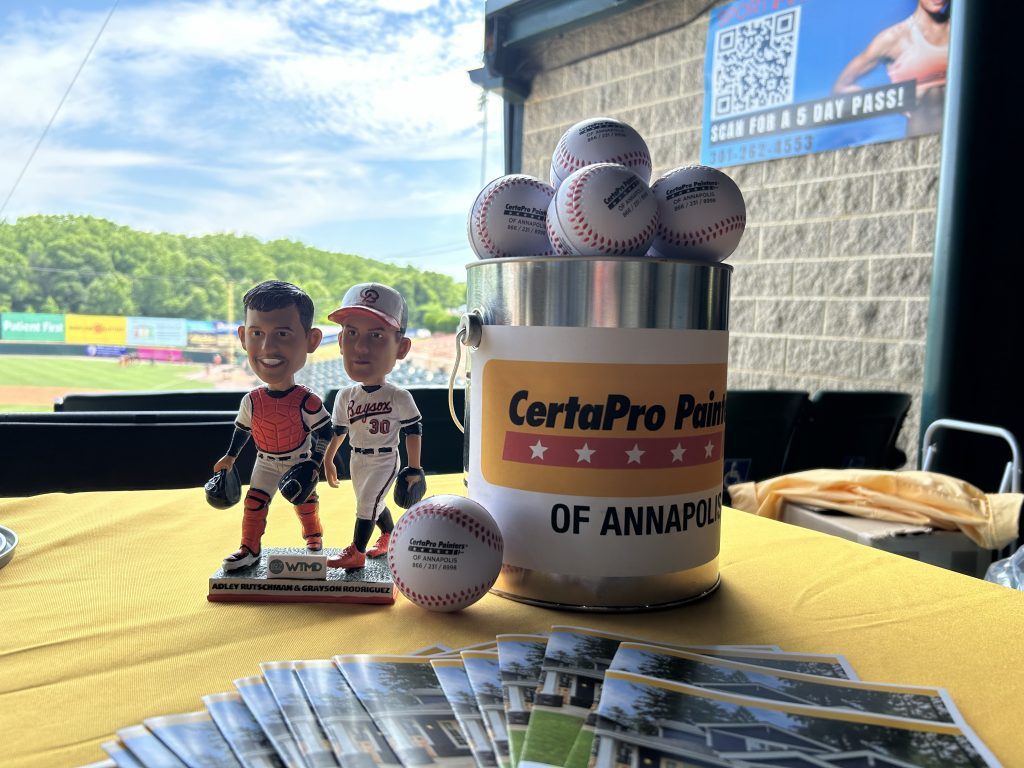 Bowie Baysox CertaPro Painters merch