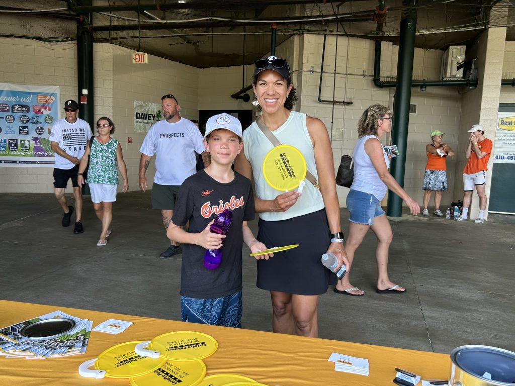 Orioles fans with CertaPro Painters fans