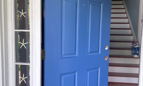 Residential Front Door Painting in Annapolis, MD