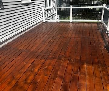 Deck Staining Project in Arnold, MD