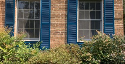 Blue Shutters Painting