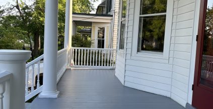 Front Porch Painting Project
