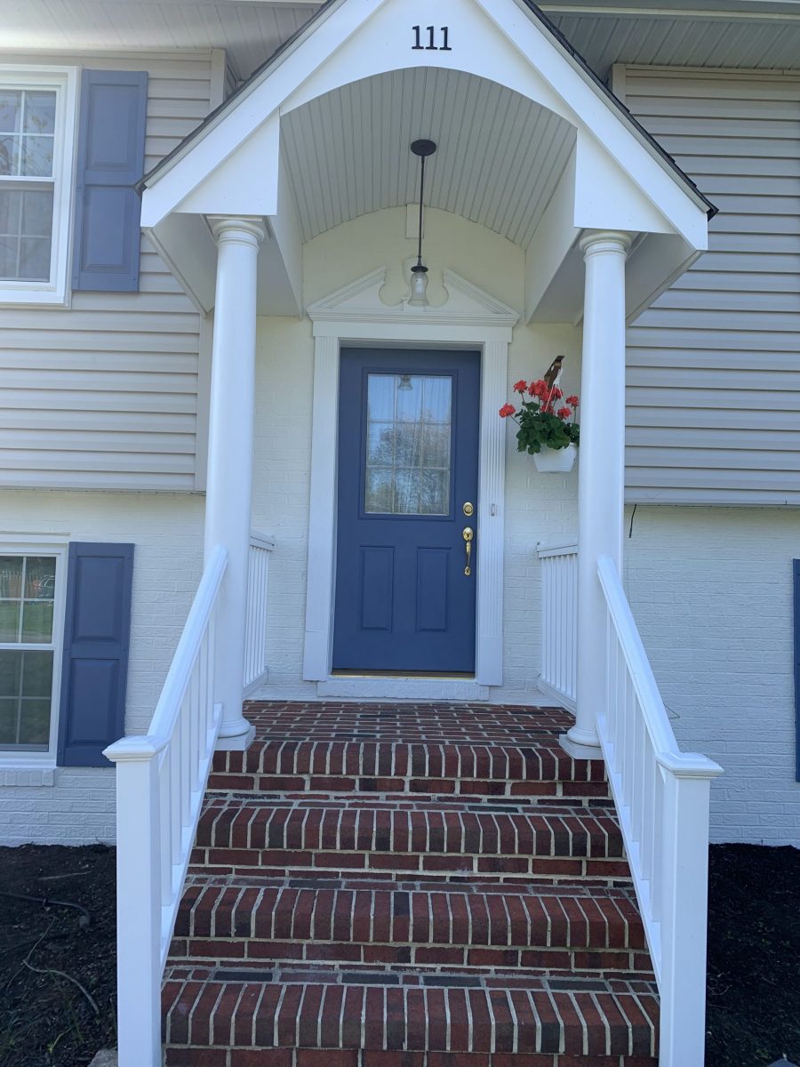 Front porch of composite siding project Preview Image 3