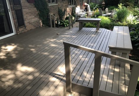 Deck Staining Project in Anoka, MN