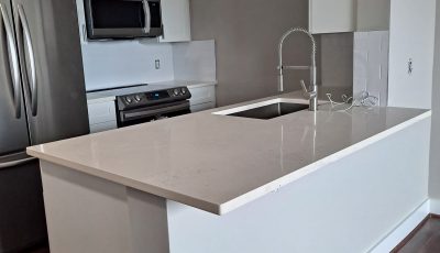 kitchen cabinets white painting in arlington after photo