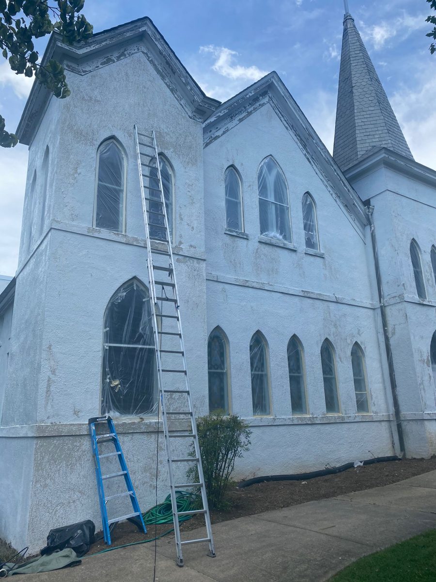 falls church religious building during painting Preview Image 3