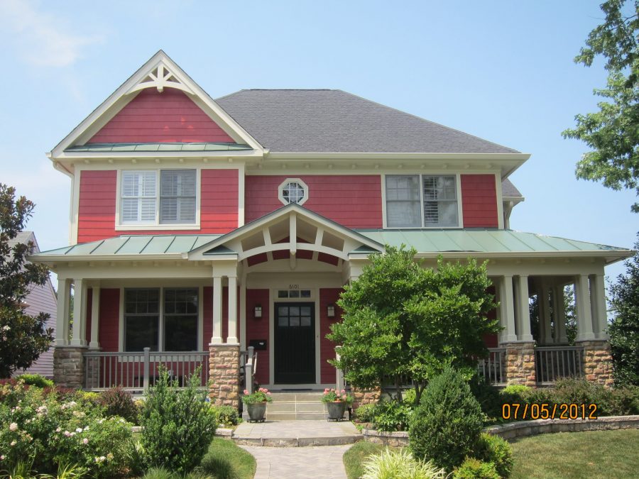 Red Exterior Siding