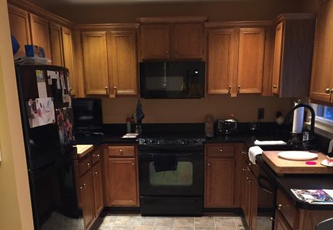 Before Painting Kitchen Cabinets