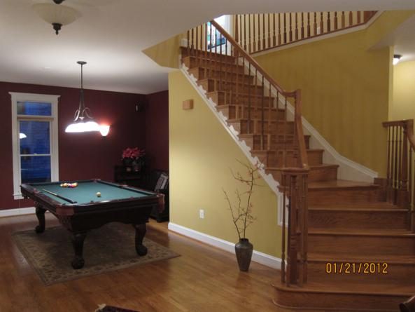 nterior house painting by CertaPro painters in Arlington, VA