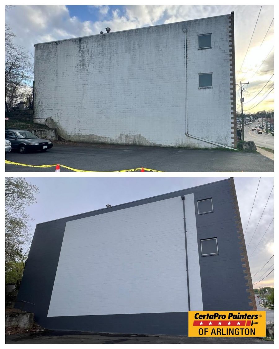before and after exterior commercial painting Preview Image 1