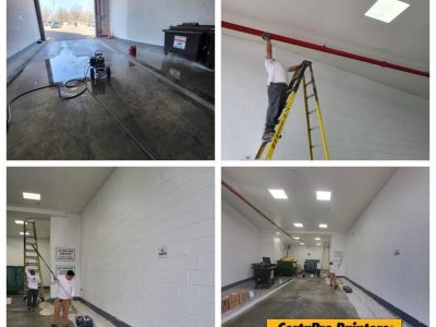 before and after commercial painting