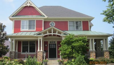 Red Exterior Siding