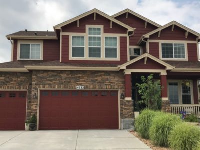 Exterior painting in Whisper Creek