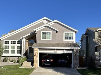 house with beige painted siding