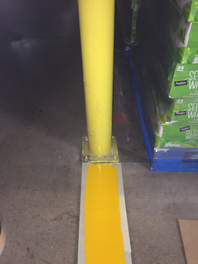 Yellow Bollard & Orange Floor Preview Image 2