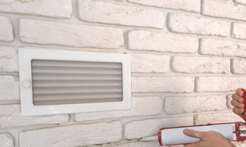 Sealing a brick wall