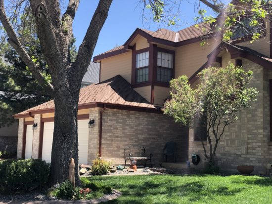 Home exterior color match restoration