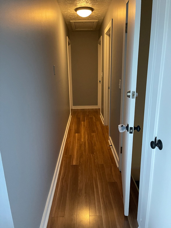 interior hallway painting asheville nc after