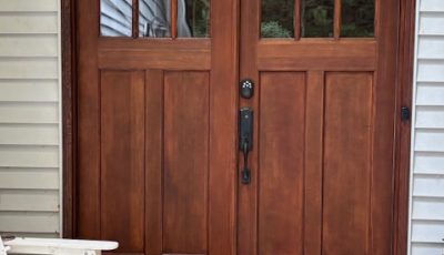 Door Staining in Asheville, NC