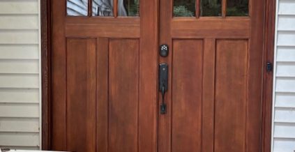 Door Staining in Asheville, NC