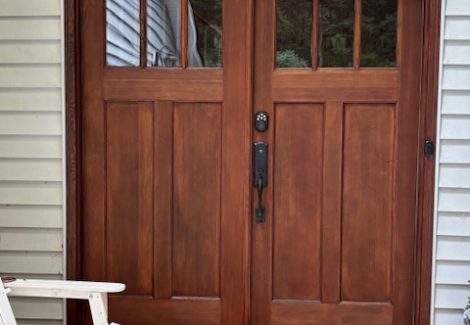Door Staining in Asheville, NC