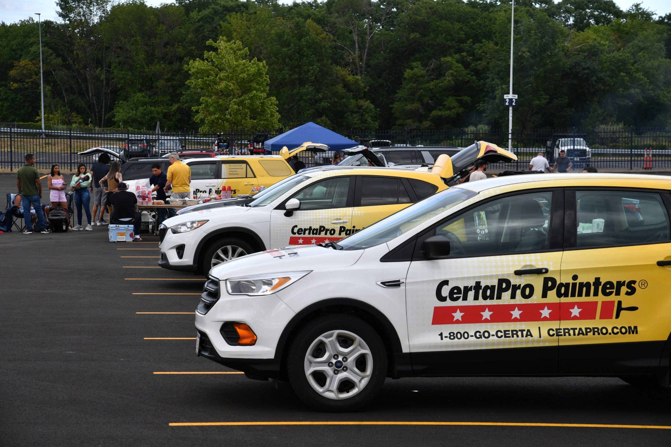 certapro ashland cars at gillette stadium