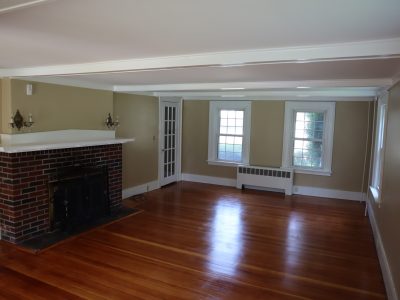 old home living room painting renovation
