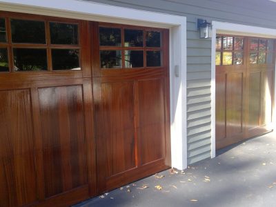 mahogany garage doors medfield