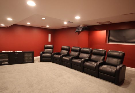 Home Theater & Game Room Painting