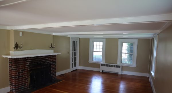 old home living room painting renovation