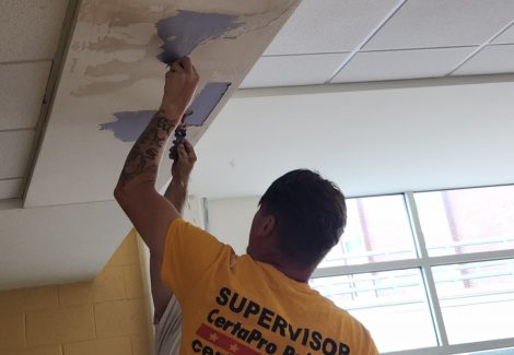 Ceiling Water Damage Repair