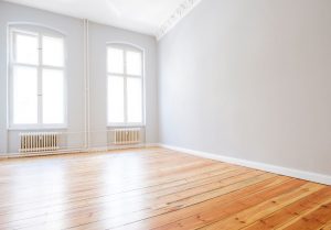 white painted room