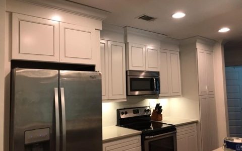 Kitchen Cabinet Painting Project