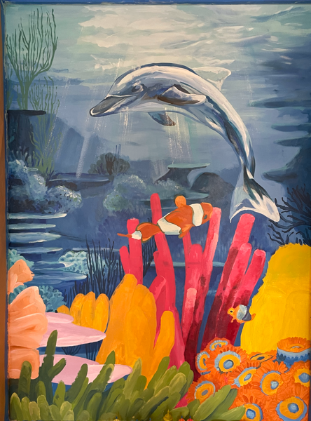 Dolphin Mural by Lacey Longino Preview Image 2