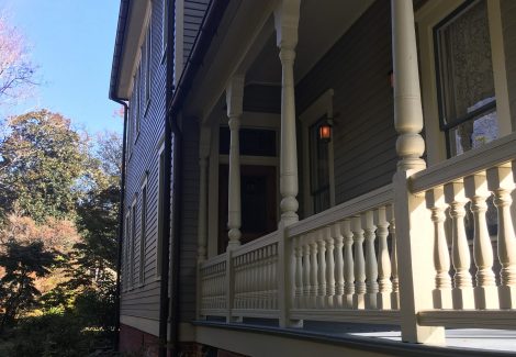 home exterior after painting