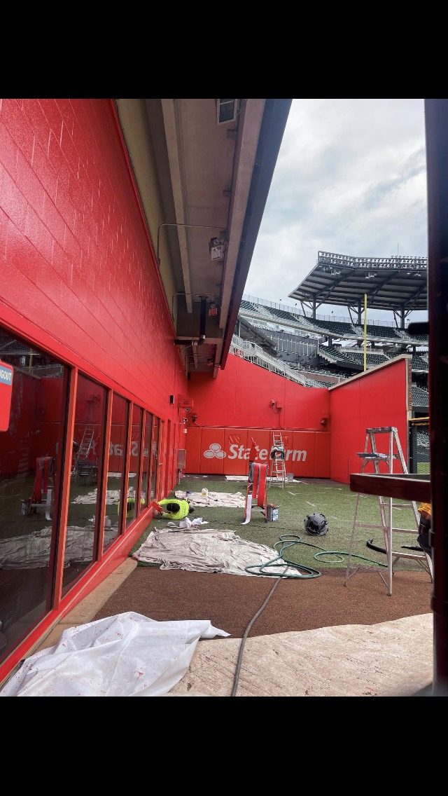 In progress look of Red Brick Painting Preview Image 10