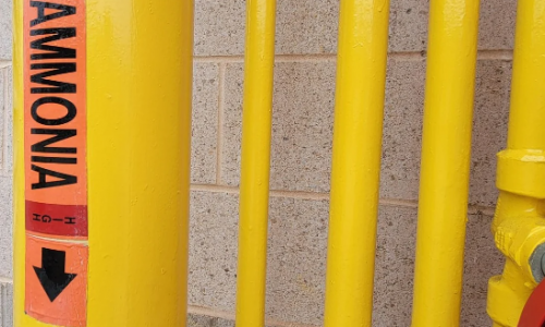 Freshly Painted Costco Electrical Unit Pipes (AFTER)