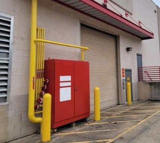 Freshly Painted Costco Electrical Unit (AFTER)