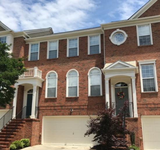 townhome painting project in Atlanta